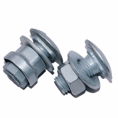 Contrôle de la foule multi-application Stanchion Long Shank Eye Bolt avec écrous et laveuse