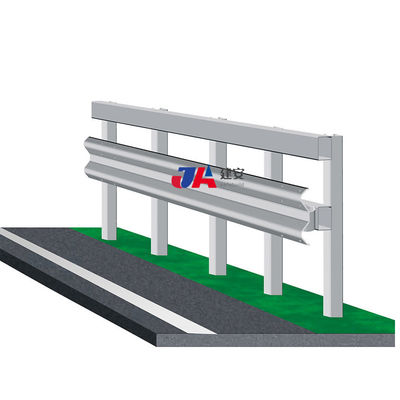 Barrière de protection de l'autoroute à faisceau W avec norme AASHTO M-180 et revêtement en zinc de 550 à 600 g/m2