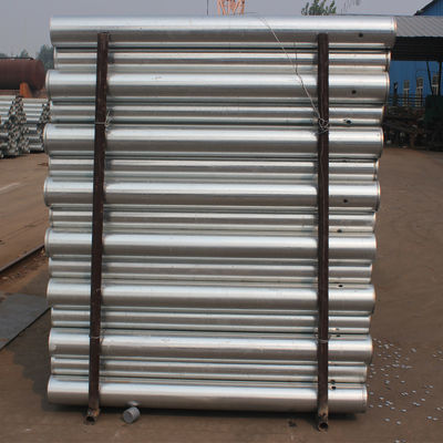 Postes ronds revêtus de poudre galvanisée de haute durabilité pour barrière de collision de garde routière