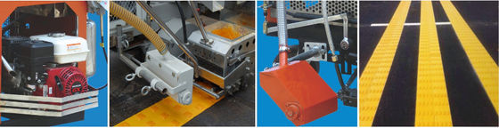 Manuel de construction Machine de pulvérisation de peinture sans air Machine de marquage des lignes de route