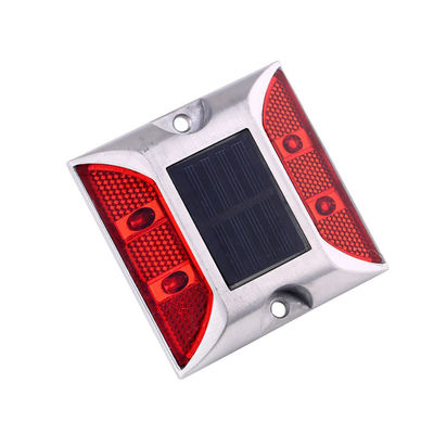 Route de circulation à grande vitesse en aluminium moulé, écusson solaire pour la signalisation rouge