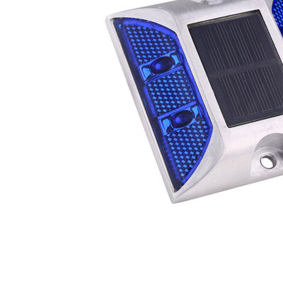 Sécurité routière Stud Safebuild IP68 imperméable à l'eau alimenté par l'énergie solaire en aluminium intégré yeux de chat LED Road Studs