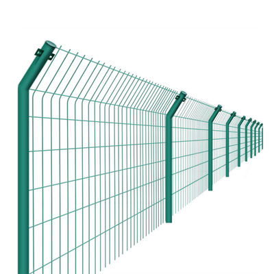 Barrière droite clôture métallique galvanisée anti-éblouissement clôture métallique en treillis pour autoroute