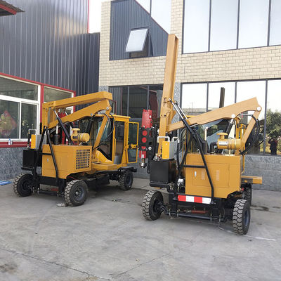 CE routier garde-corps conducteur de pile machine hydraulique pour le forage