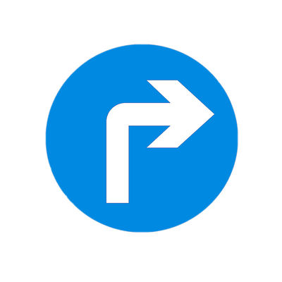 Signes de sécurité Signes d'avertissement Panneau d'avertissement de circulation en aluminium sur mesure pour la route