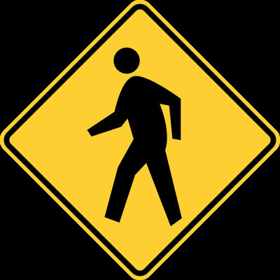 Panneau de signalisation en aluminium réfléchissant pour l'avertissement de prudence et l'amélioration de la visibilité