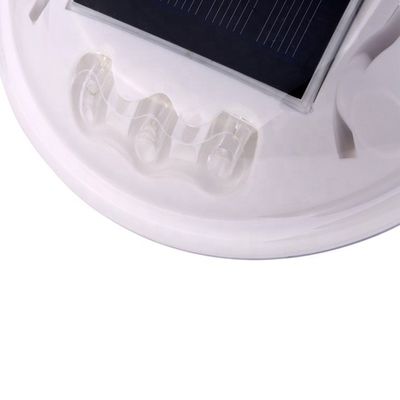 LED Cat Eye Round Solar Road Stud en bleu avec ruban réfléchissant à haute intensité et PVC
