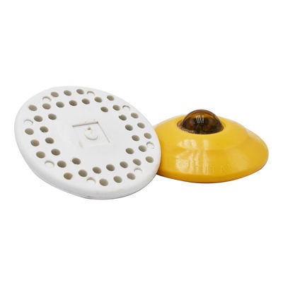 Sécurité routière LED Réflecteur solaire Road Stud 100X100X20mm Avec revêtement anticorrosion