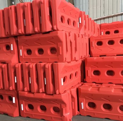 Barrière d'eau en plastique PE pour les équipements de sécurité routière et de gestion du trafic