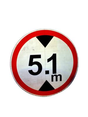 Signes routiers pour le tourisme Feuille réfléchissante de 50 cm de hauteur et de conception personnalisée