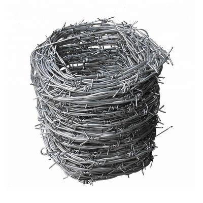 Barrière en fil barbelé de sécurité galvanisée revêtue de poudre pour des performances durables