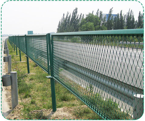 Maillage de clôture en fil de fer barbelé anti-éblouissement pour les routes en acier inoxydable