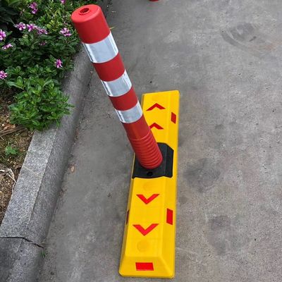 Base en caoutchouc hautement visible PE plastique Traffic Cone Traffic avec un matériau durable