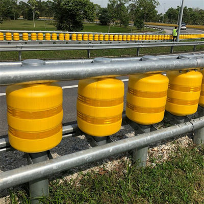 Sécurité routière Barrière à rouleaux à double rouleau anti-corrosion pour la sécurité routière