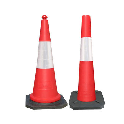 Conos routiers en PE en plastique Conos routiers orange hautement visibles