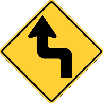 Indicateur routier réfléchissant personnalisé pour l'avertissement de sécurité routière en aluminium et acier