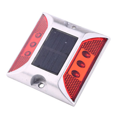 104*123*23mm Stade routier en aluminium solaire rouge pour l'éclairage routier durable