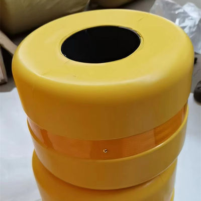 Sécurité routière Barrière en rouleaux en mousse en PU pour la protection des conducteurs et des piétons
