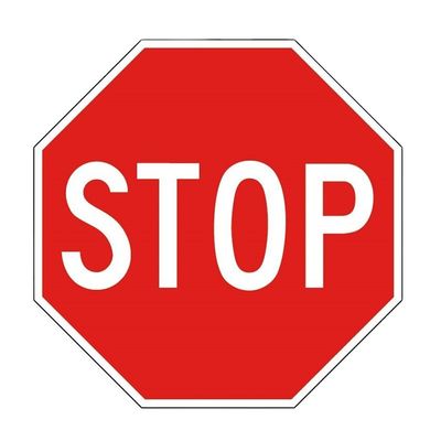 Signe routier en aluminium pour la sécurité routière sur le panneau de signalisation routière
