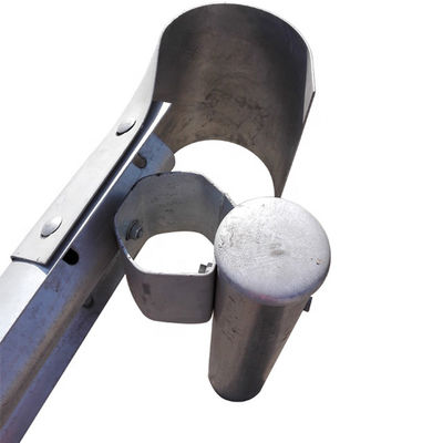 Barrière de protection de la sécurité routière avec extrémité de nez galvanisée à chaud ISO9001 2000