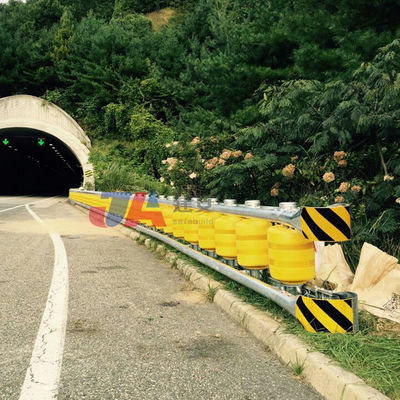 Barrière de protection en acier à haute intensité galvanisée à chaud pour la sécurité routière
