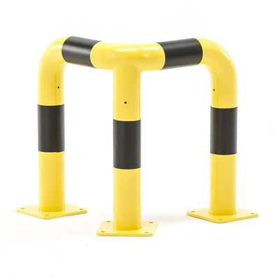 Barrière de collision d'atelier Protecteurs de colonne de barrière droite pour la sécurité routière extérieure