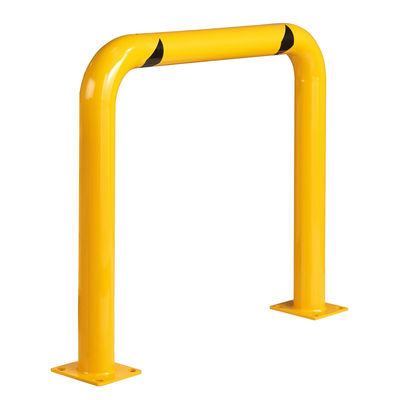 Barrière de collision d'atelier Protecteurs de colonne de barrière droite pour la sécurité routière extérieure