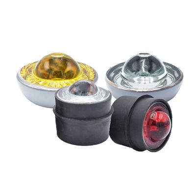 Marqueur à LED hautement visible Petit verre œil de chat routier pour la sécurité routière IP68 accrédité
