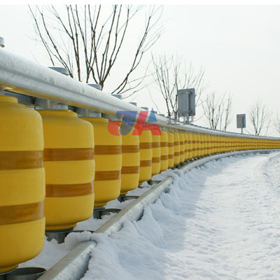 Poudre galvanisée revêtue de construction sûre barrière de circulation routière barrière de sécurité rouleau de collision