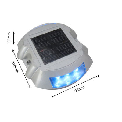 L'éclairage solaire clignotant à LED vitre routière dans la sécurité routière avec marqueur d'allée