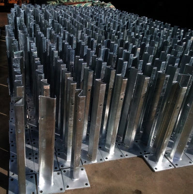 Galvanisée à chaud à haute vitesse garde-corps en acier pour des performances durables