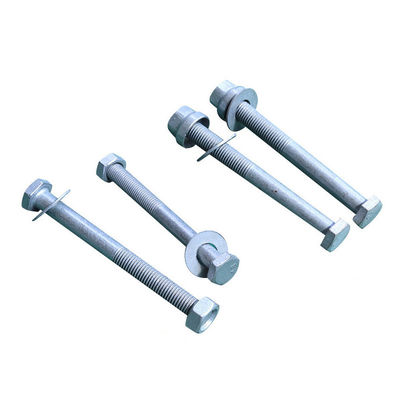 Fermeture à joints hexagonale en acier au carbone galvanisé 5/8&quot;-11&quot;X 2&quot; pour la route antiterroriste
