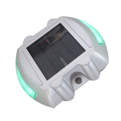 100*100*20mm Aluminium LED solaire clignotant pour les passages à pied