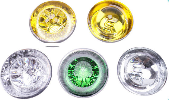 Certificat ROHS Lumière solaire clignotante en verre Cat Eye Road Stud pour le marquage routier