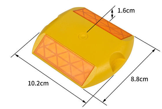 Sécurité routière G105 LED Strobe solaire carré