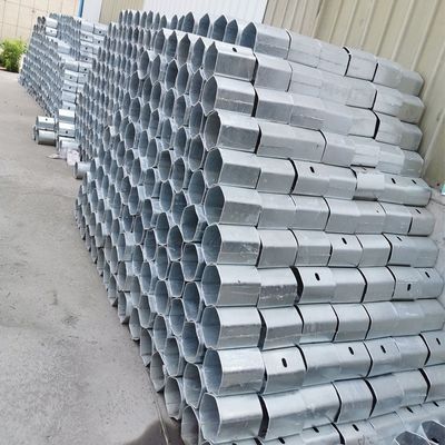 Q235 Q345 Distanciateur d'espace de blocs de garde routiers en acier galvanisé pour la protection des routes