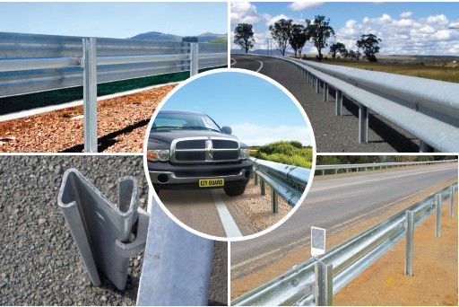 Ezy-Guard Smart Highway Guardrail Post Standard AASHTO M-180 pour la sécurité extérieure