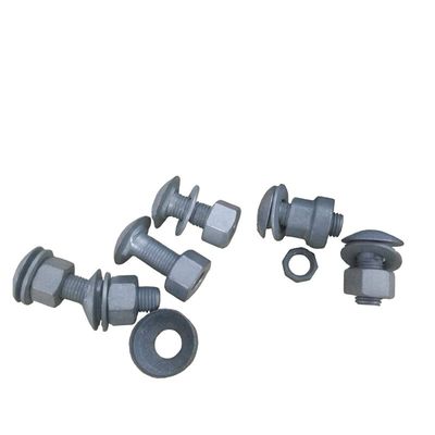 Garde routière 8.8 Boulure hexagonale et écrous Boulure en acier inoxydable pour personnalisé