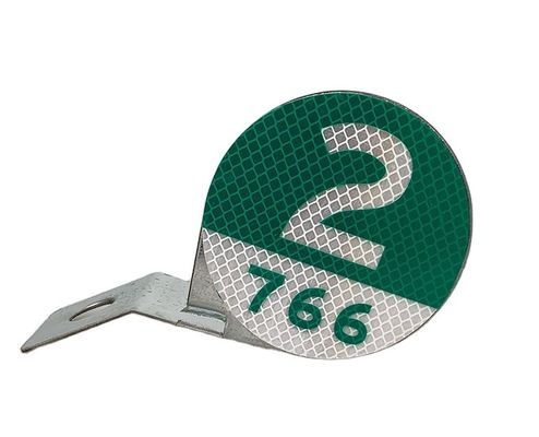 Postes d'avertissement de sécurité en plastique à haute distance visible avec personnalisation de couleur personnalisée