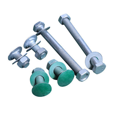Fermeture à glissière en acier galvanisé à chaud boulon et écrous pour la barre multifonctionnelle