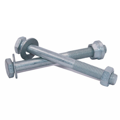 Fermeture à glissière en acier galvanisé à chaud boulon et écrous pour la barre multifonctionnelle