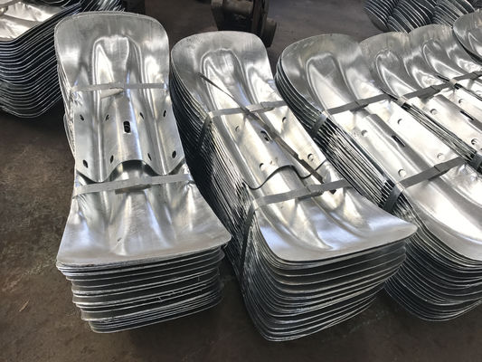 Extrémité terminale de queue de poisson galvanisée et en poudre pour barrière anti-corrosion