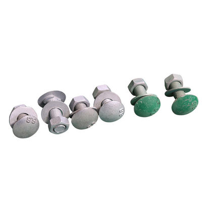 Q235 Q345 boulon galvanisé à chaud et écrous pour barrière de circulation