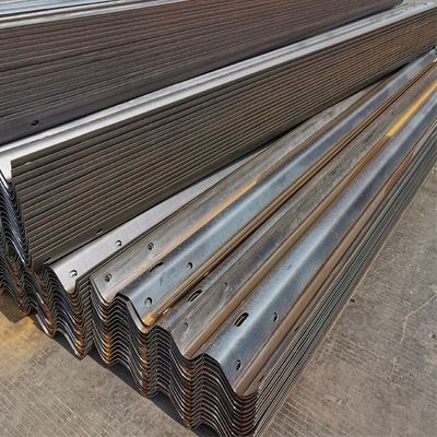 550-600g/m2 revêtement en zinc galvanisé à chaud W poutre garde-corps pour la barrière de circulation routière