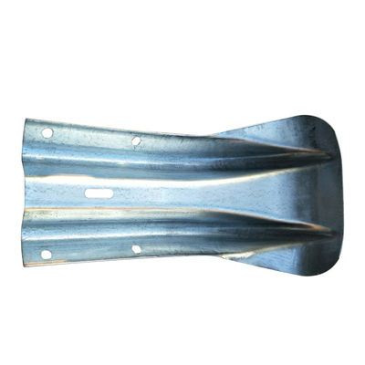 Aile d'extrémité anti-corrosion de la barrière de sécurité routière avec terminal de queue de poisson en acier Q235 Q345