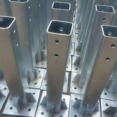 Postes de flange galvanisés à chaud pour barrière de garde de pièces galvanisées à chaud