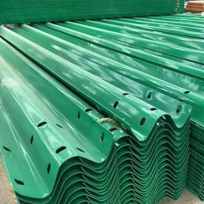 Q235 Q345 Barrière de protection en acier 2 courbée pour la sécurité routière