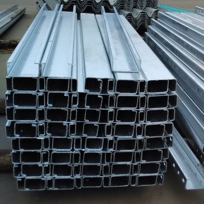 Sécurité routière Barrière de protection contre les collisions en acier galvanisé
