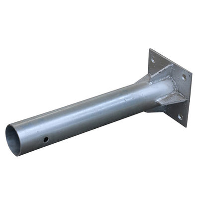 Barrière de contrôle de la foule Clôture des poteaux de brides métalliques galvanisées pour une protection durable