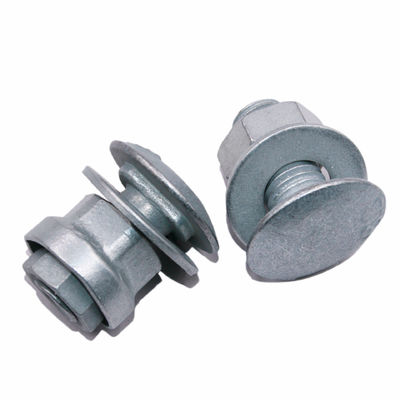 Galvanisés et en poudre revêtus de poutre W rail de protection routière rail de protection en acier accessoires boulon et écrous
